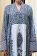 Blue & White Jalabiya Kaftan image number 1