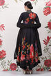 Rohit Bal Off White Cotton Silk Anarkali Printed Suit Set image number 4