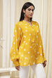 Blue Viscose Rayon Straight Shirt image number 4