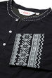 Blue Cotton A-line Dress image number 1
