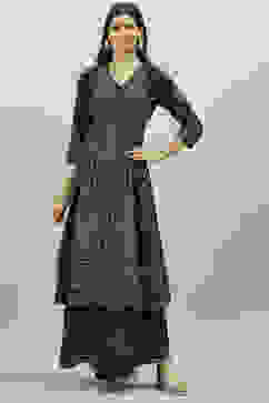 Black Rayon Palazzo image number 5