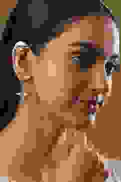 Oxid Gold Brass Earcuff image number 3