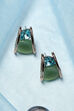 Blue And Green Earrings image number 0