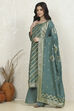 Pink Art Silk Woven Unstitched Suit Set image number 4