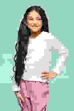 Off White Polyester Solid Sweater image number 2