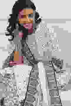 Grey Cotton Printed Straight Suit Set image number 7