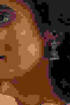 Navy Brass Jhumka image number 1