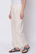 Ivory Eco Cotton Palazzo Pants image number 1