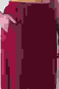 Maroon Viscose Lycra Harem Pants image number 1