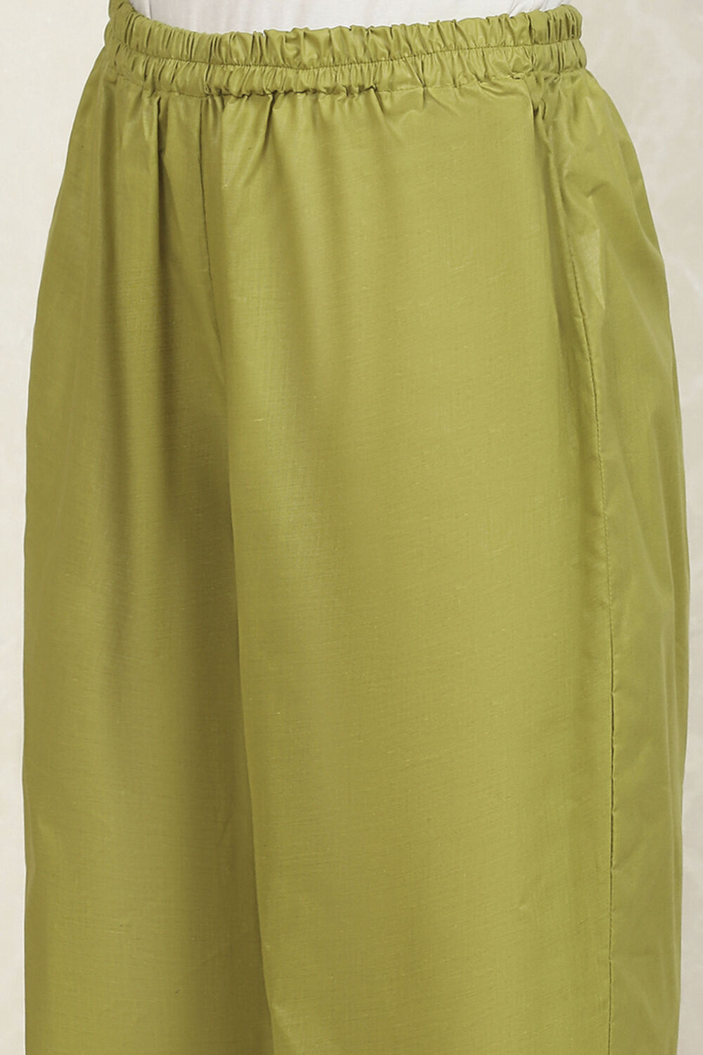 Green Cotton Printed Embroidered Unstitched Suit Set image number 3