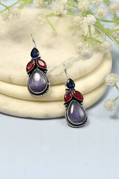 Purple Brass Drop & Danglers image number 0
