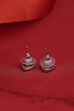 Silver Plated Brass Twin Heart-Shaped Stud Earrings image number 2