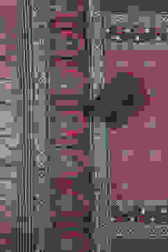 Blue Chanderi Printed Unstitched Suit Set image number 4