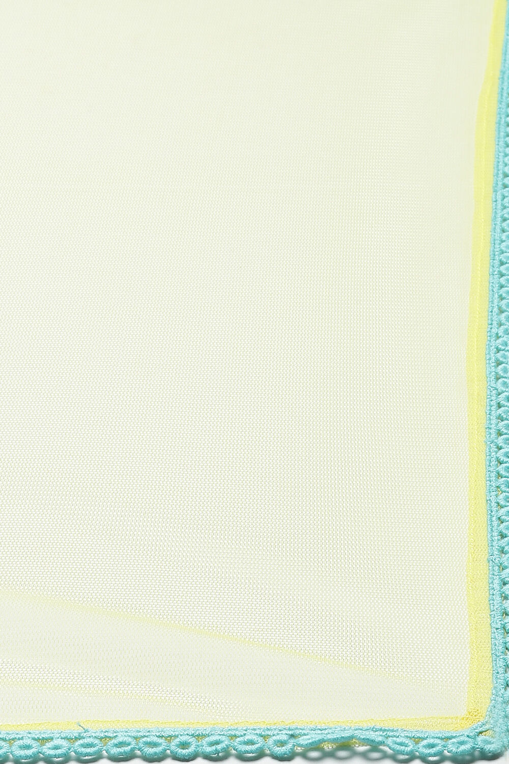 Turquoise Yarndyed A-Line Kurta Regular Pants Suit Set image number 2