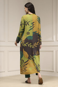 Multicolor Viscose Rayon Straight Printed Kurta image number 3