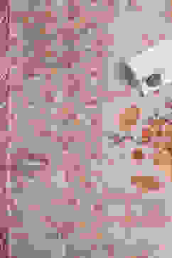 Peach-Colored Cotton Blend Unstitched Suit Set image number 2