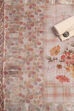 Peach Cotton Blend Unstitched Suit Set image number 2