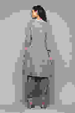 Sap Green Poly Viscose Straight Kurta Salwar Pant Suit Set image number 4