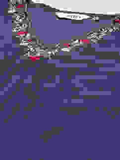 Blue Poly Viscose Straight Suit Set image number 1