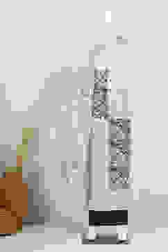 Off White Cotton Machine Embroidered Unstitched Suit Set image number 4