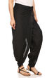 Cream Poly Viscose Petal Pants image number 2