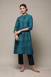 Maroon Cotton Flared 3 Piece Set image number 0