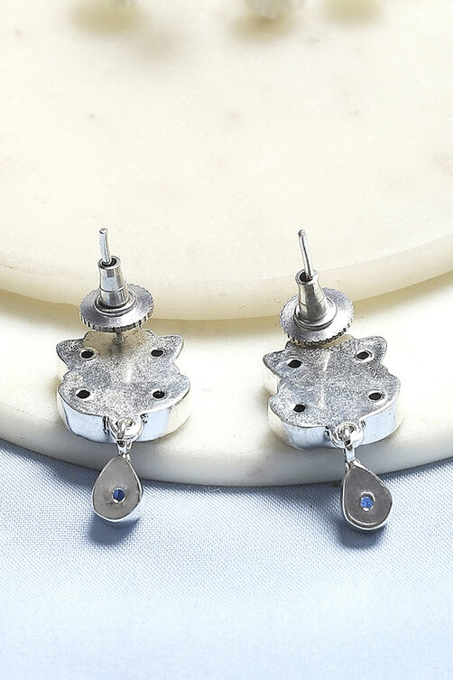 Navy Brass Drop & Danglers image number 2