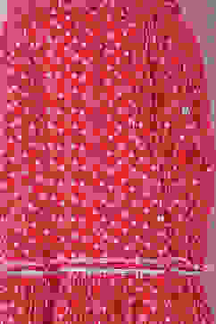 Berry Red Art Silk Straight Kurta Sharara Suit Set image number 5