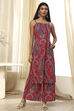 Magenta Pure Cotton Printed Straight Kurta Set image number 6