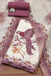 Blue Linen Unstitched Suit Set image number 0