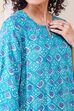 Grey Viscose Rayon Straight Kurta image number 1