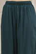 Green Polyester Straight Yarndyed Suit Set image number 2