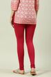 Black Viscose Lycra Solid Leggings image number 4