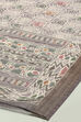 Earthy Green Chanderi Unstitched Suit Set image number 7
