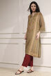 Blue Viscose Rayon Straight Printed Kurta image number 0