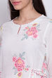 Red Cotton Flared Printed Kurta image number 1