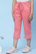 Black Cotton Solid Capri Pant image number 2