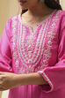 Pink Modal Blend Layered Suit Set image number 1
