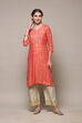 Navy Blue Rayon Straight Kurta Pants Set image number 0
