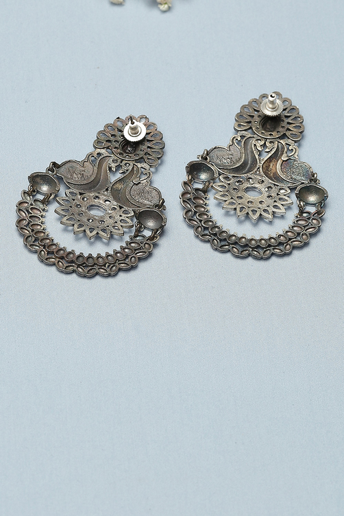 Oxidised White Chandbalis image number 2