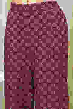 Plum Solid Gathered Straight Suit Set image number 2