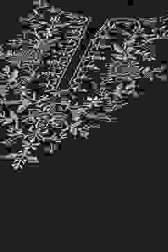 Black Poly Cotton Straight Kurta Garara Suit Set image number 1