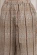 Brown Cotton Printed Straight Suit Set image number 2