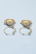 Cream Brass Earrings image number 2
