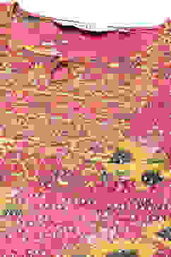 Onion Pink Cotton Layered Kurta Churidar Suit Set image number 2