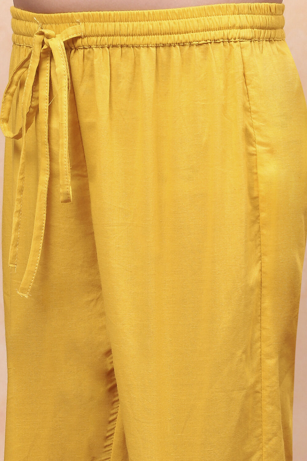 Pink and Yellow Floral Printed Tiered Suit Set image number 2