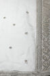 Powder Blue Poly Metallic Straight Suit Set image number 3