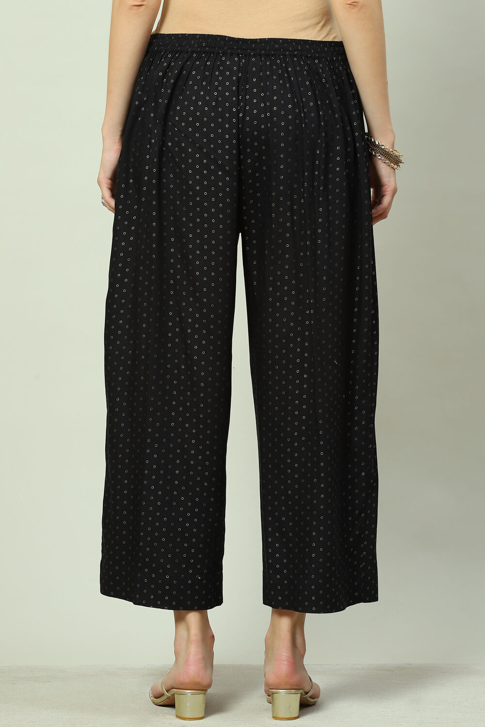 Black Rayon Pants image number 4