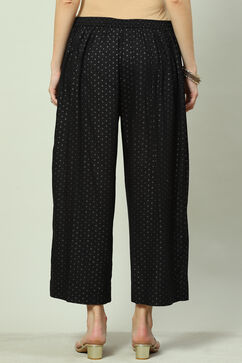 Black Rayon Pants image number 4