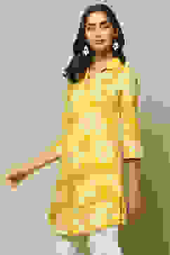 Olive LIVA Printed Shirt image number 3